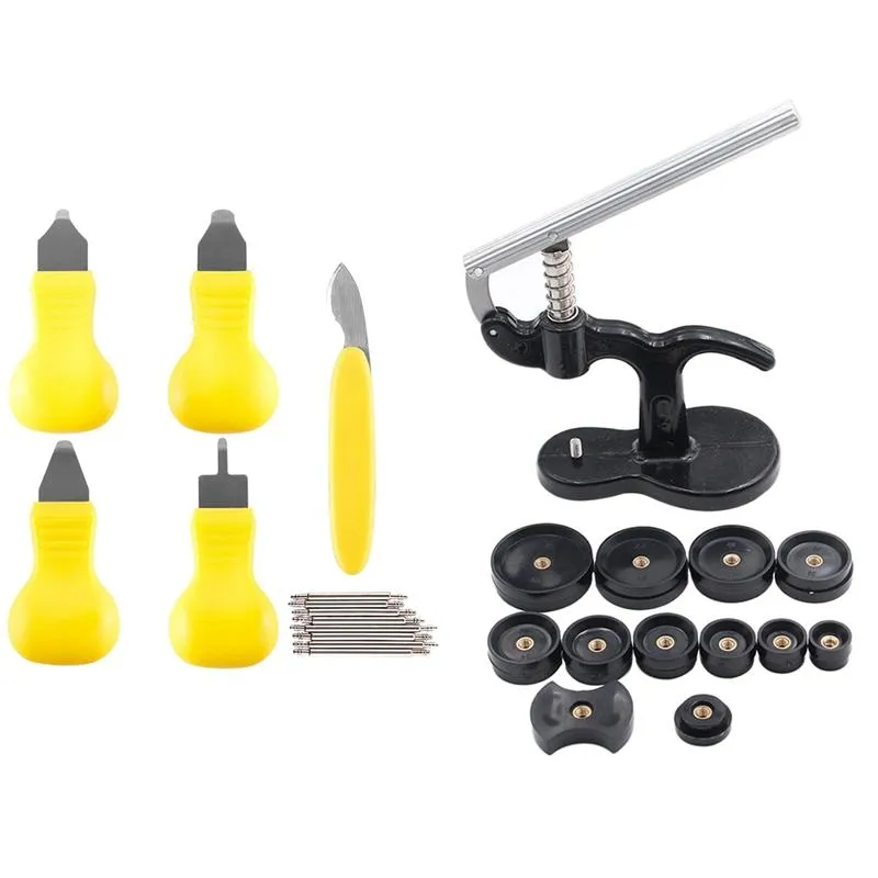 Complete Watch Repair Kit With Back Case Opener, Remover, Knife, And Black  Press Tool Set From Darianginia, $28.13